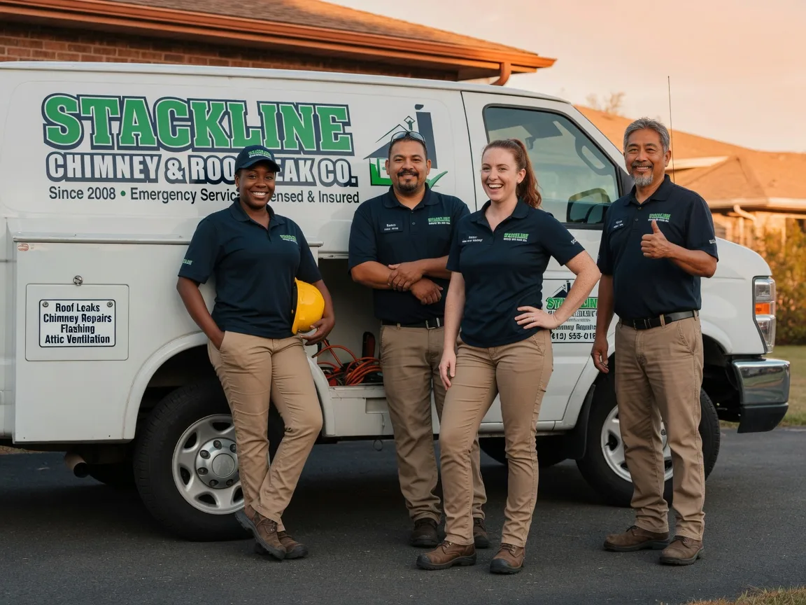 Chimney flashing repair company in Gonzales, TX